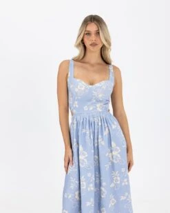 Cora Dress-Blue Flower -Twosisters The Label 0L8A8453 Enhanced NR