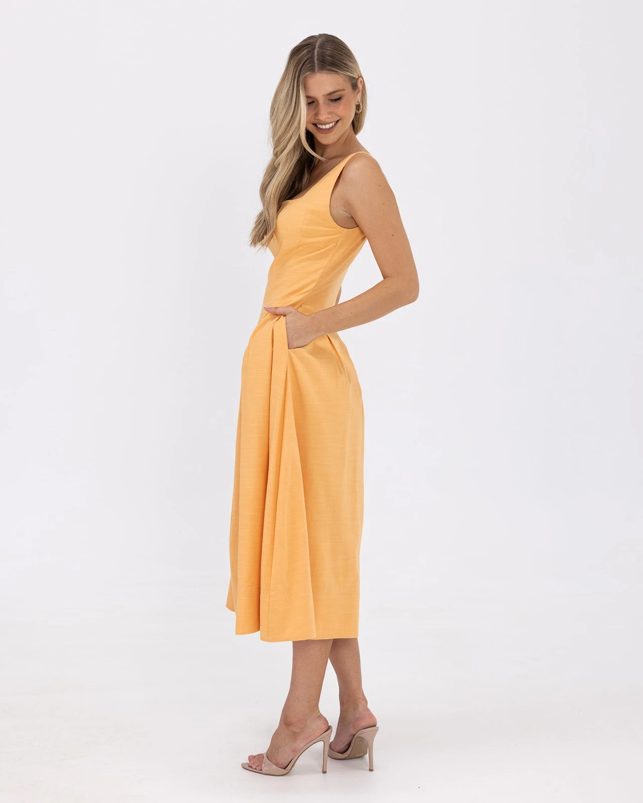 Paisley Dress-Yellow 5 Paisley Dress-Yellow - Image 5