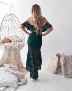 Alternative view of Celine Set - Emerald Green