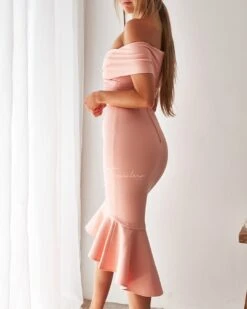Brienne Dress - Blush 9 Brienne Dress - Blush -Twosisters The Label 2020 04 06 TWOSISTERS THE LABEL BRIENNE DRESS BLUSH 04