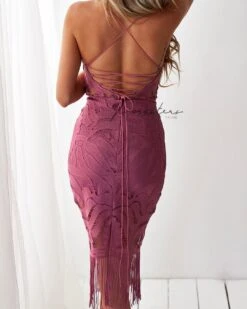Khaleesi Dress - Rouge 14 Khaleesi Dress - Rouge -Twosisters The Label 29023