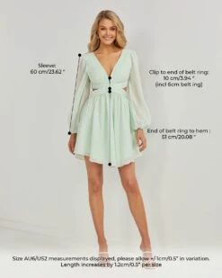 Kinsley Dress-Pink -Twosisters The Label All Dress Measurements 0006 TS805 Green KinsleyDress Green eb923cd7 f251 4093 8431 a2ff34bc0d6c