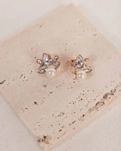 Brigetta Earrings - Rose Gold