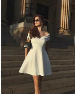 Britt Dress-White