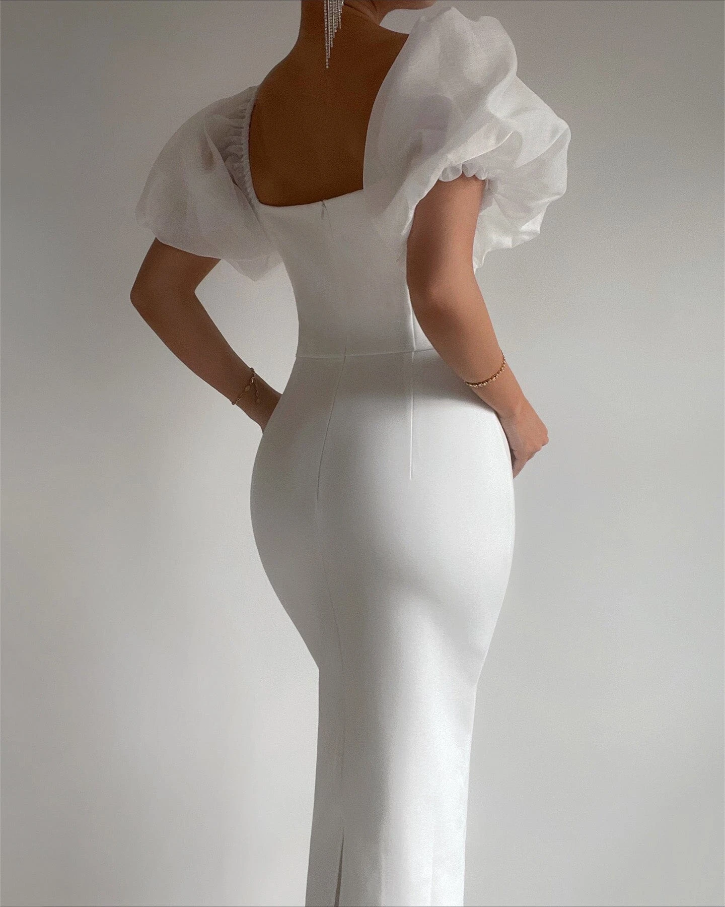 Jeslyn Dress-White 2 Jeslyn Dress-White - Image 2