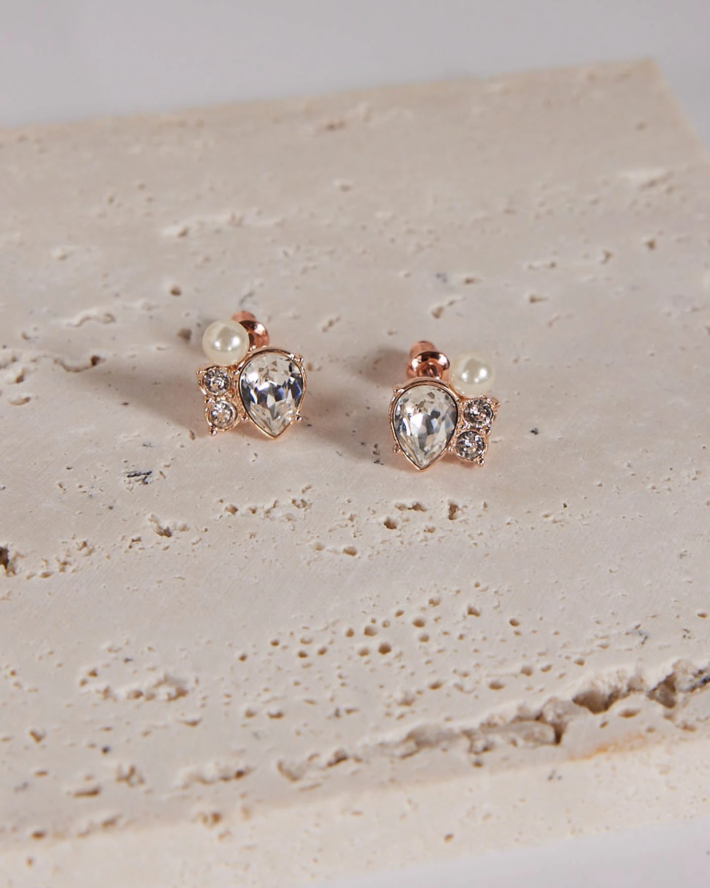 Esmae Earrings - Rose Gold 1 Esmae Earrings - Rose Gold
