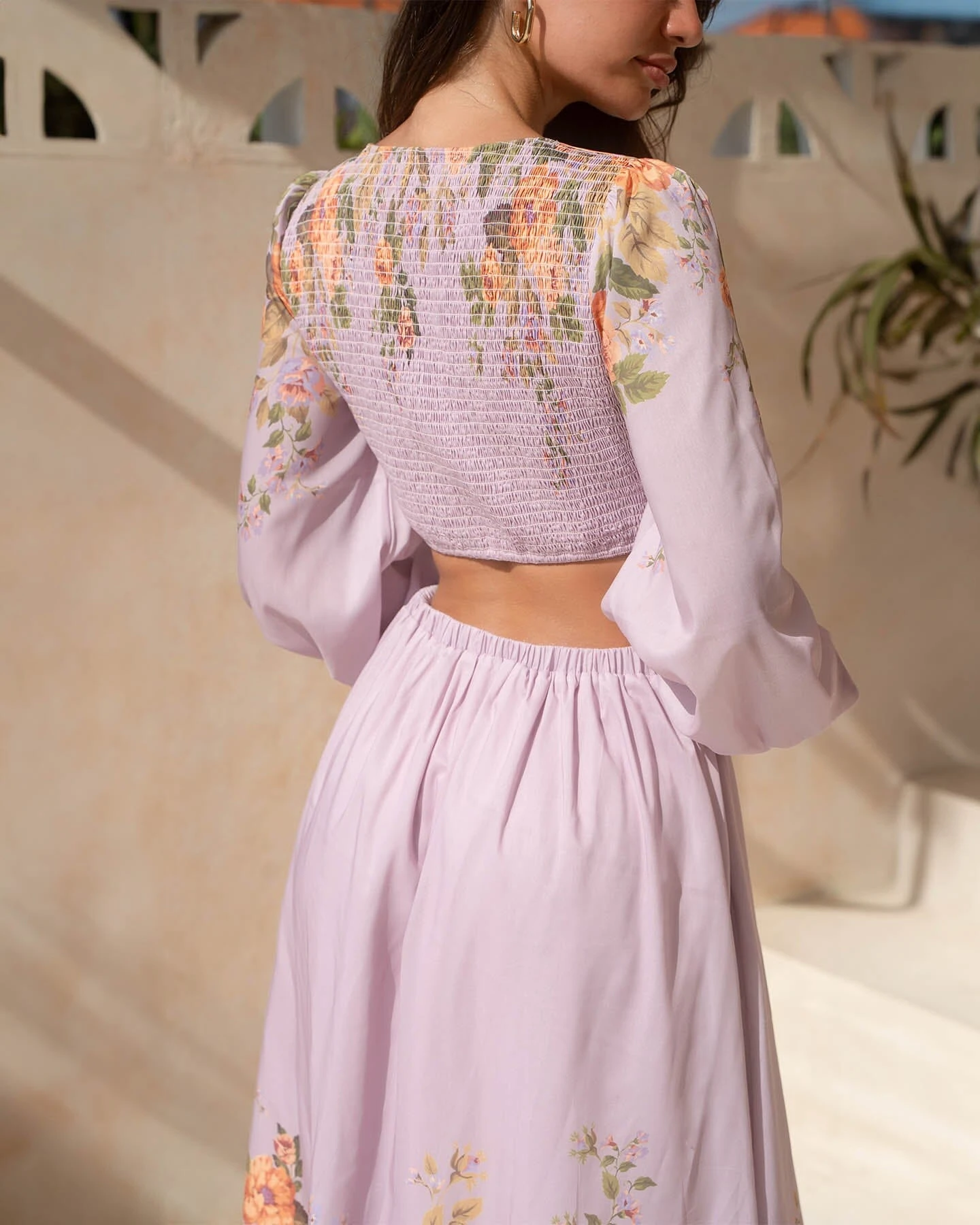 Ellie Dress - Purple Print 3 Ellie Dress - Purple Print - Image 3