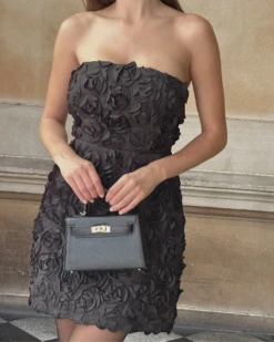 Alternative view of Rosy Dress-Black
