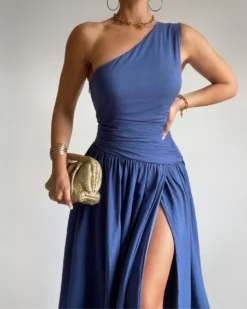 Alternative view of Regina Dress-Blue