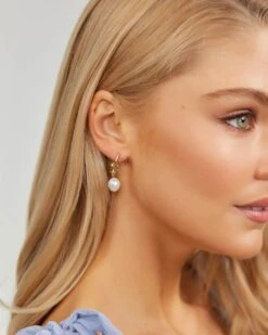 Alternative view of Frida Pearl Earrings