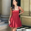 Angie Dress-Red
