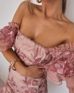Jacalin Dress-Pink 10 Jacalin Dress-Pink -Twosisters The Label JacalinDress Pink 001