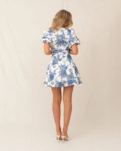 Kacie Dress-Blue Print 12 Kacie Dress-Blue Print -Twosisters The Label KRU3513