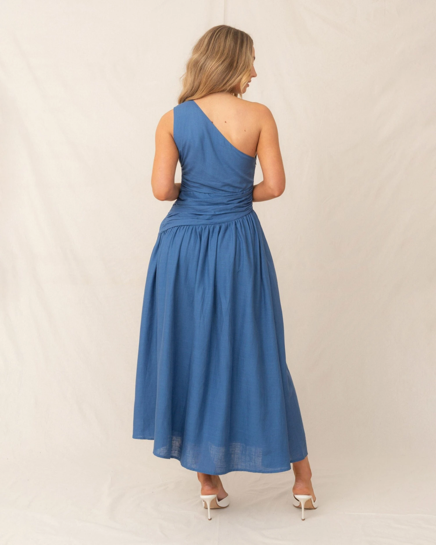 Regina Dress-Blue 6 Regina Dress-Blue - Image 6