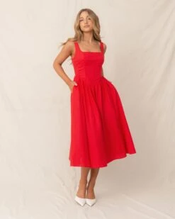 Lauren Dress-Red 12 Lauren Dress-Red -Twosisters The Label KRU3778 copy b423f283 769c 4852 ab51 7f95b34b46dd