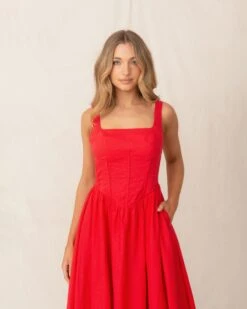 Lauren Dress-Red 17 Lauren Dress-Red -Twosisters The Label KRU3808 copy 2c51296b 611d 400e 9e56 0a51baa68e7e