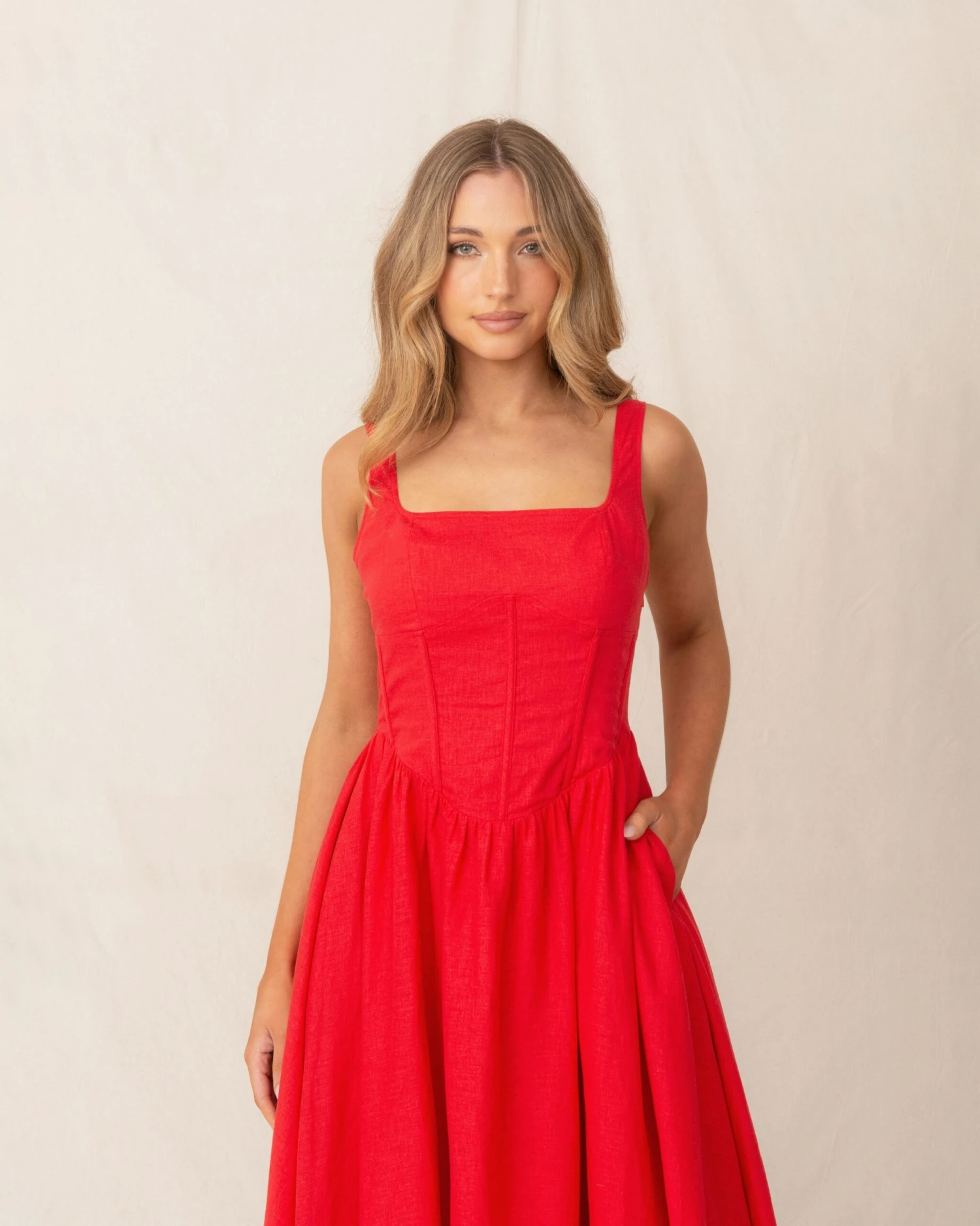 Lauren Dress-Red 9 Lauren Dress-Red - Image 9