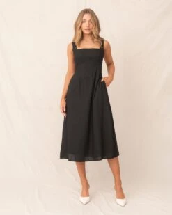 Bennie Dress-Black -Twosisters The Label KRU3816 copy