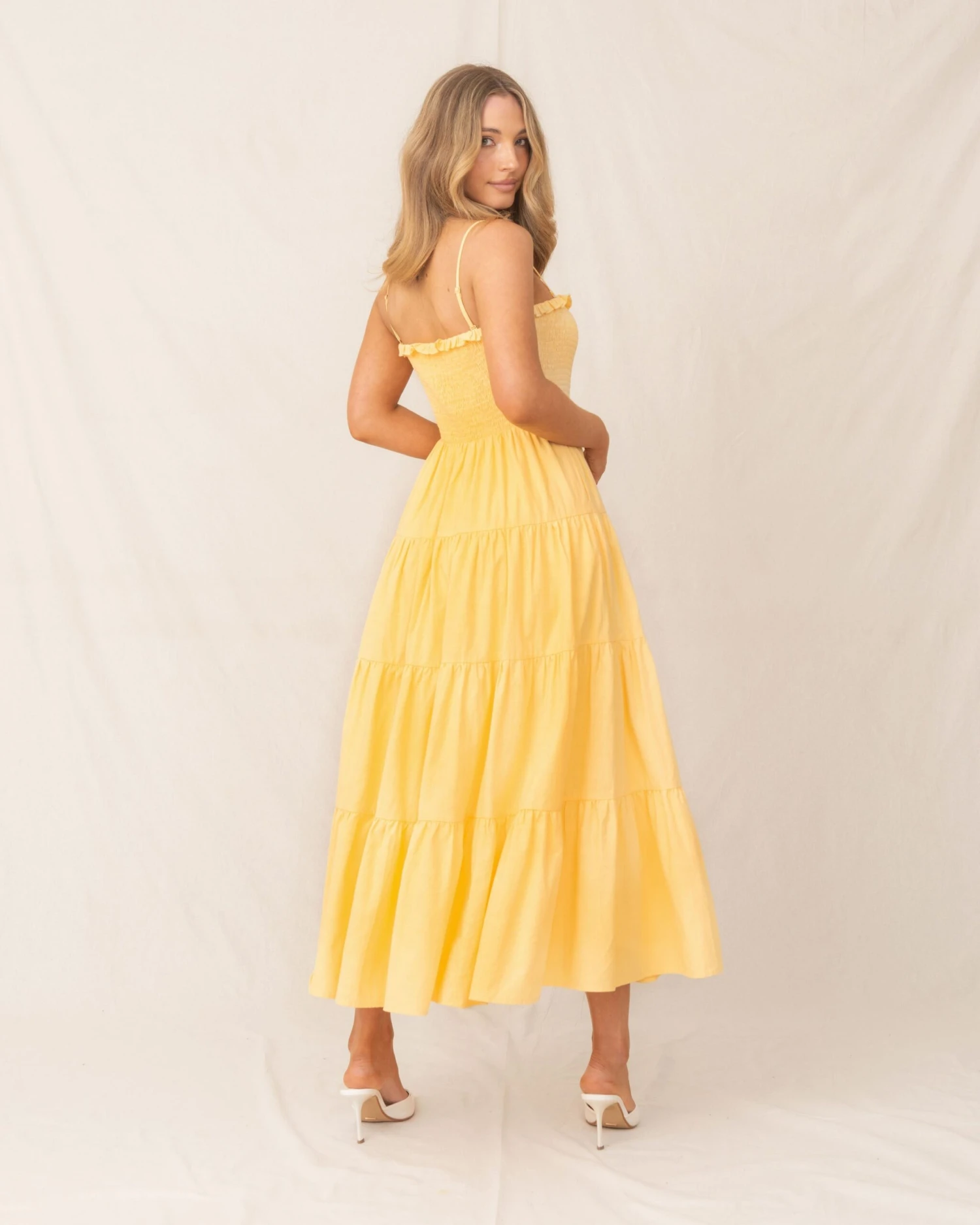 Teena Dress-Yellow 6 Teena Dress-Yellow - Image 6