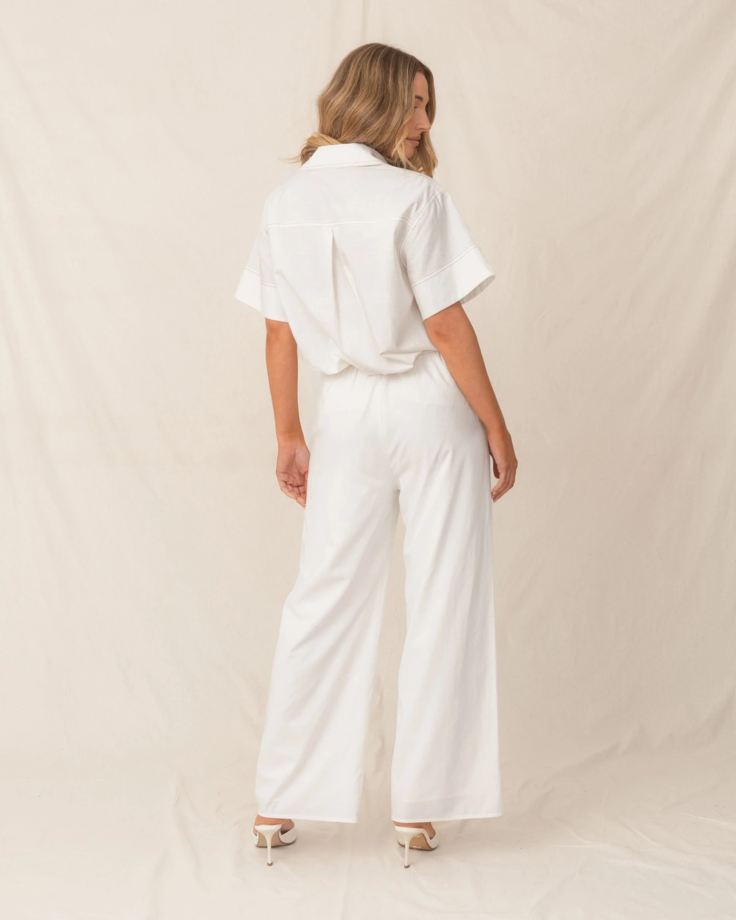 Amy Pants-White 6 Amy Pants-White - Image 6