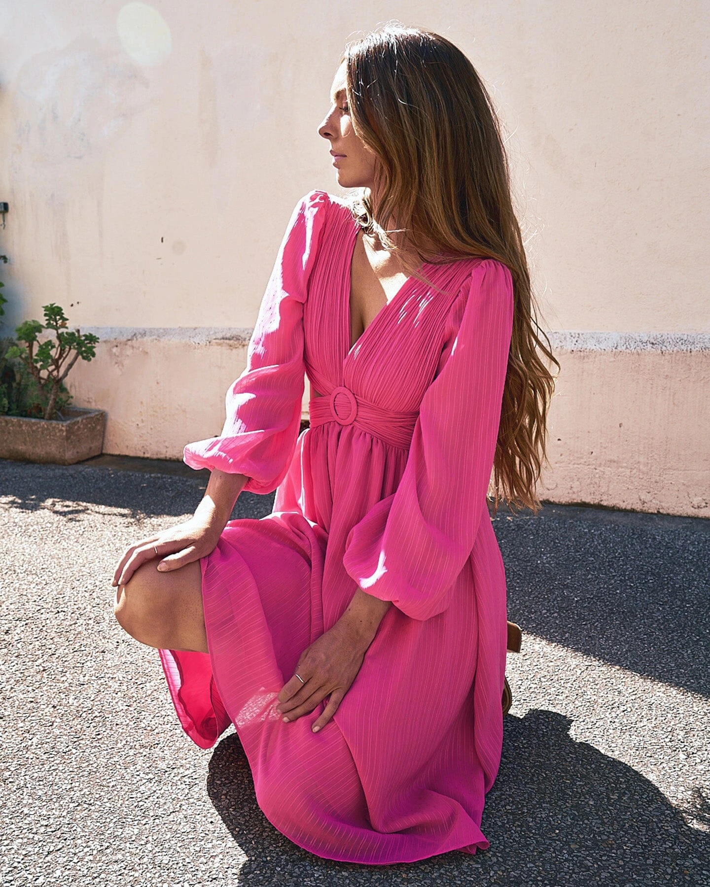 Leilani Dress-Pink 3 Leilani Dress-Pink - Image 3
