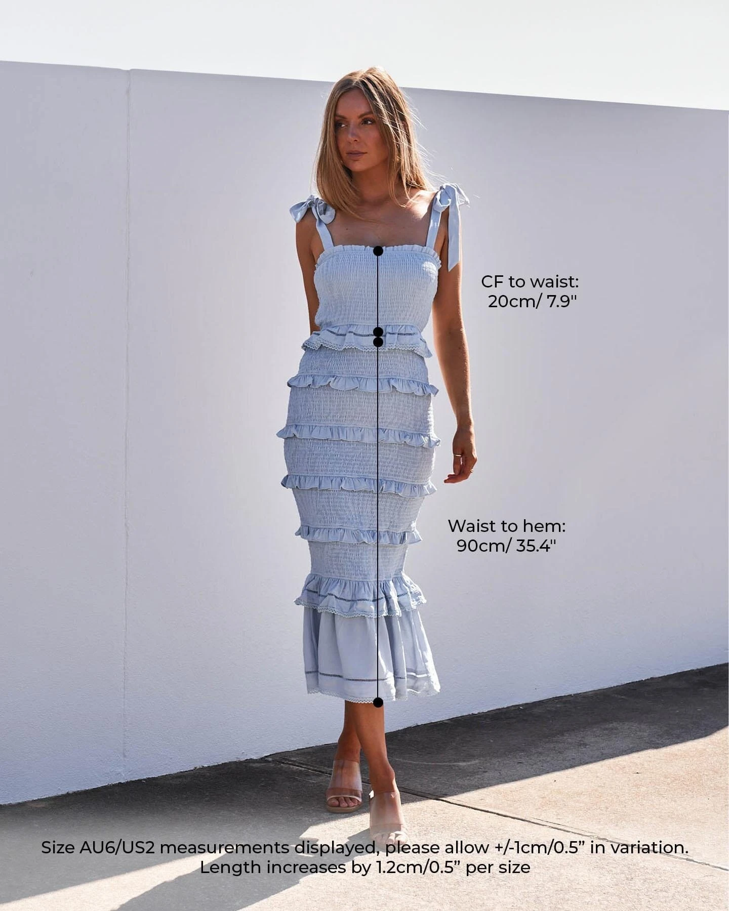 Adele Dress-Baby Blue 7 Adele Dress-Baby Blue - Image 7