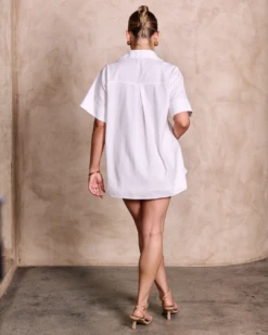 Alternative view of Kate Top-White