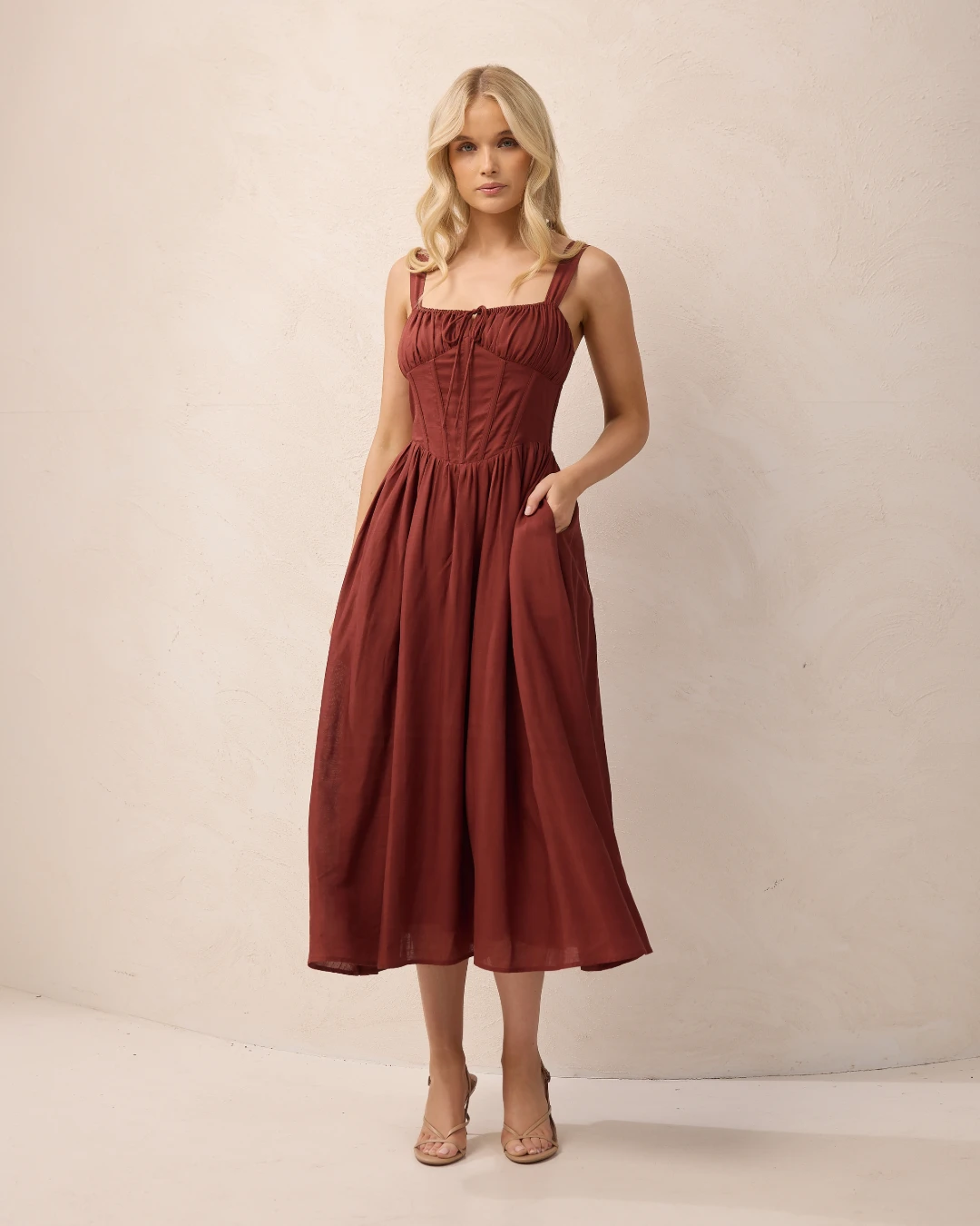 Alysha Dress-Brown 1 Alysha Dress-Brown