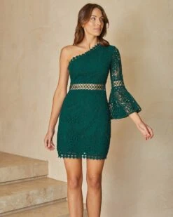 Alternative view of Elysian Dress - Green