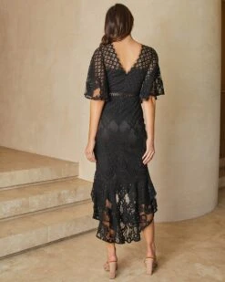 Reyna Dress - Black 9 Reyna Dress - Black -Twosisters The Label TS371 TWOSISTERS THE LABEL REYNA DRESS BLACK 03