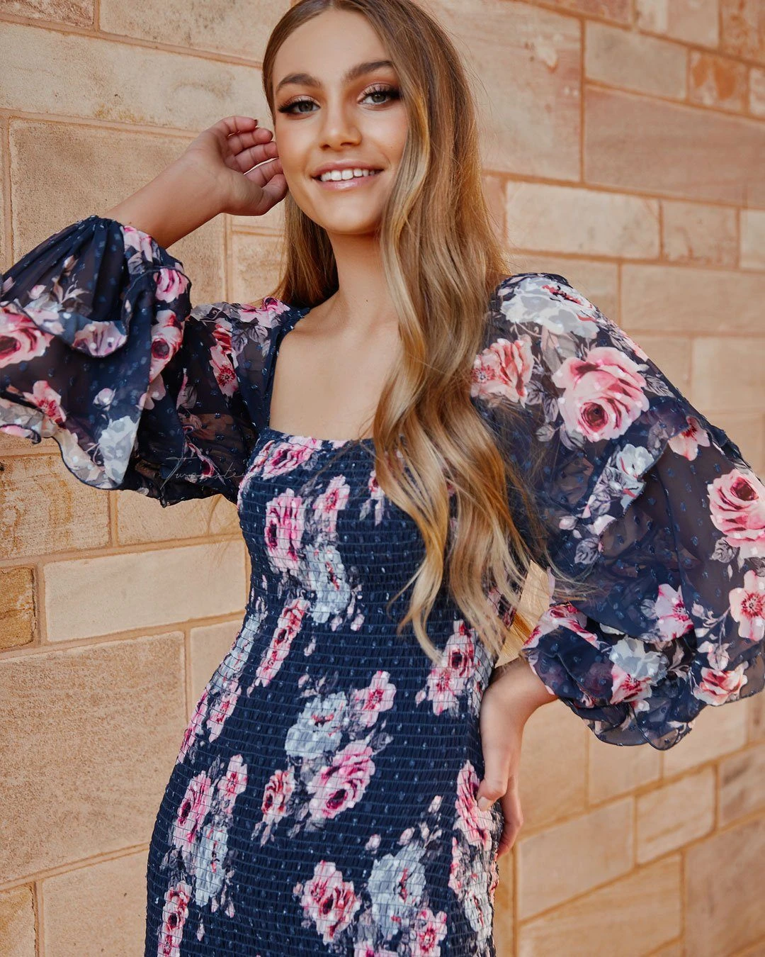 Gail Dress - Navy 4 Gail Dress - Navy - Image 4