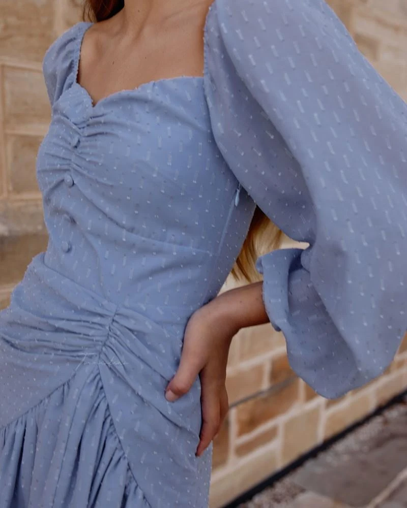 Merella Dress - Baby Blue 3 Merella Dress - Baby Blue - Image 3