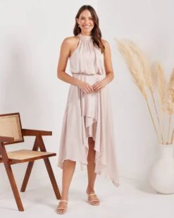Kat Dress-Champagne