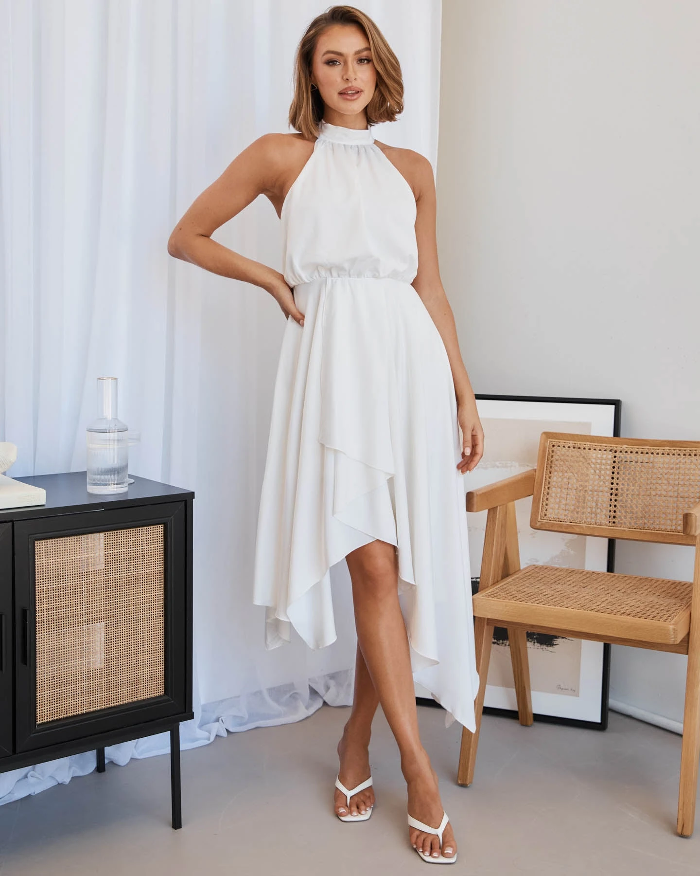 Kat Dress - White 1 Kat Dress - White