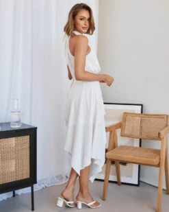 Alternative view of Kat Dress - White