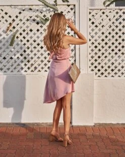 Alternative view of Sienna Dress -Dusty Pink