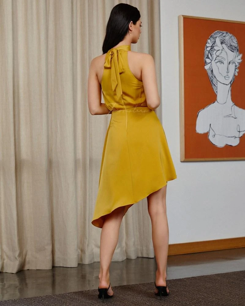 Sienna Dress - Mustard 5 Sienna Dress - Mustard - Image 5