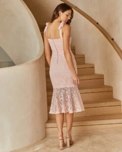 Reneylla Dress - Light Pink 8 Reneylla Dress - Light Pink -Twosisters The Label TS611 TWOSISTERS THE LABEL RENEYLLA DRESS LIGHT PINK 03