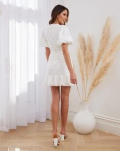 Cyprus Skirt - White 10 Cyprus Skirt - White -Twosisters The Label TS626 TWOSISTERS THE LABEL CYPRUS SKIRT WHITE 3