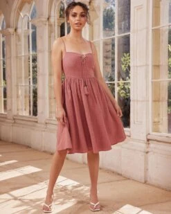 Oasis Dress - Mauve