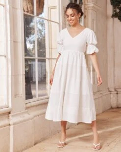 Alternative view of Irene Dress - White