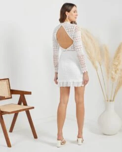 Josephine Dress-White 14 Josephine Dress-White -Twosisters The Label TS722 W Twosisters The Label Josephine Dress White 08
