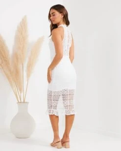 Toni Dress-White 10 Toni Dress-White -Twosisters The Label TS731 W Twosisters The Label Toni Dress White 5