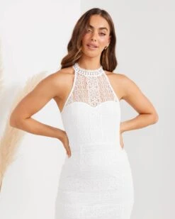 Toni Dress-White 12 Toni Dress-White -Twosisters The Label TS731 W Twosisters The Label Toni Dress White 7
