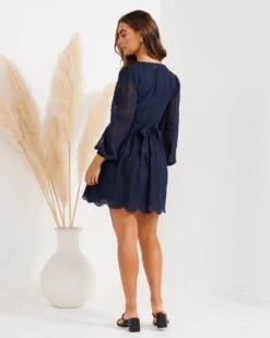Alternative view of Bianca Dress-Navy