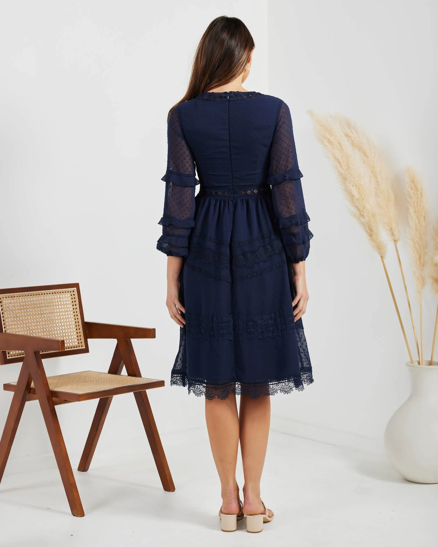 Frida Dress-Navy 4 Frida Dress-Navy - Image 4