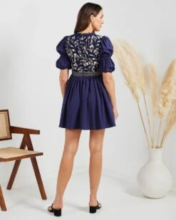 Alternative view of Almalis Dress-Navy