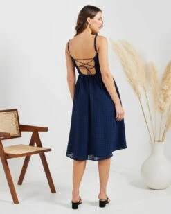 Alternative view of Tunisa Dress-Navy