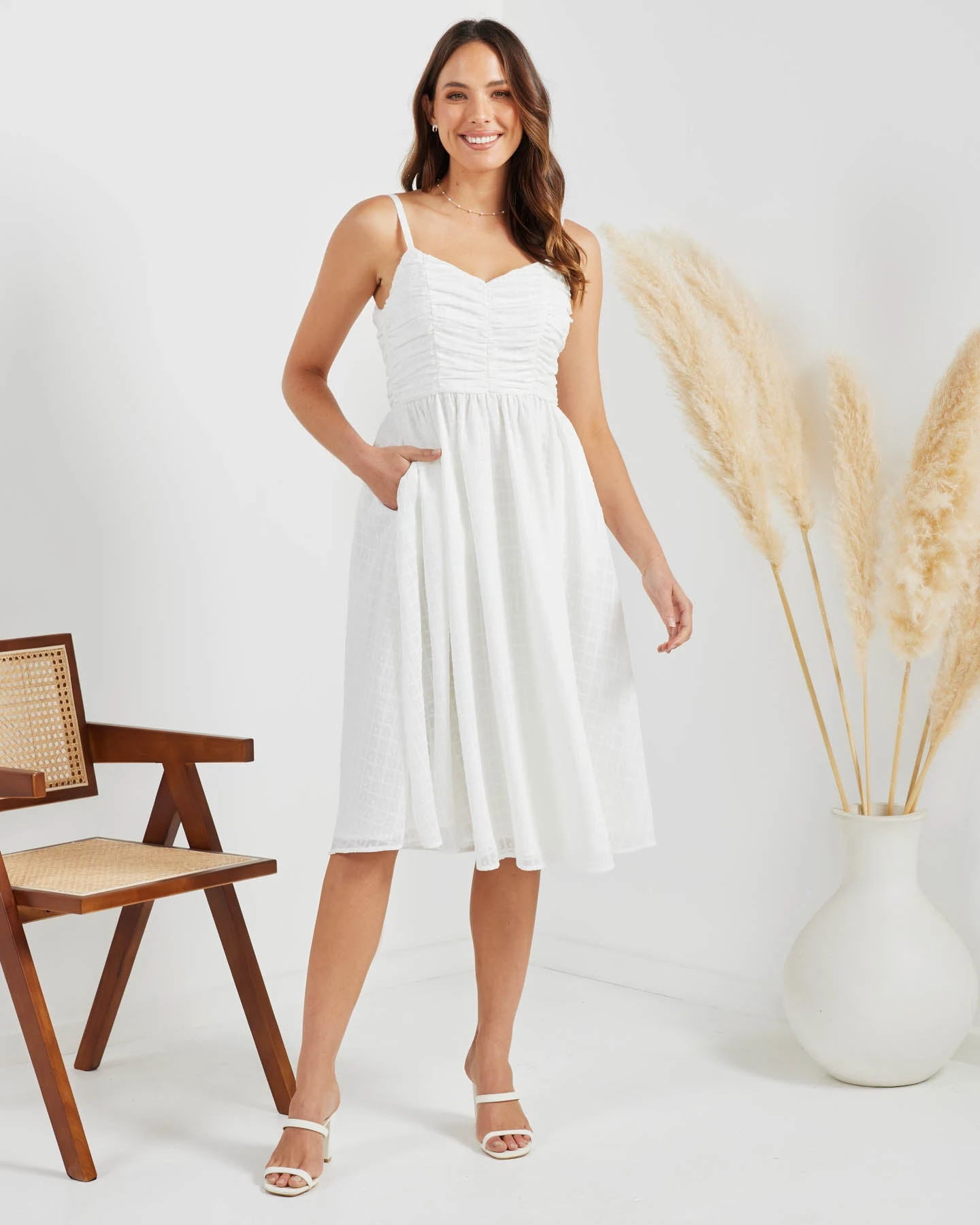 Tunisa Dress-White 7 Tunisa Dress-White - Image 7
