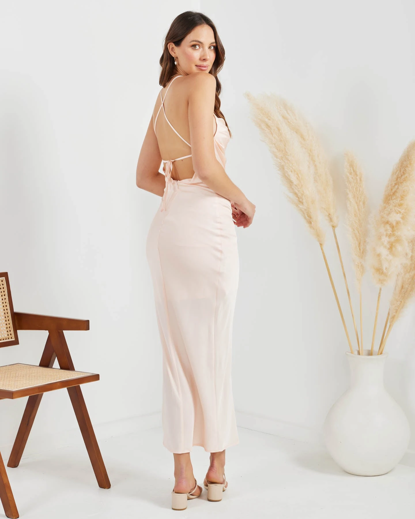 Diane Dress-Peach 7 Diane Dress-Peach - Image 7